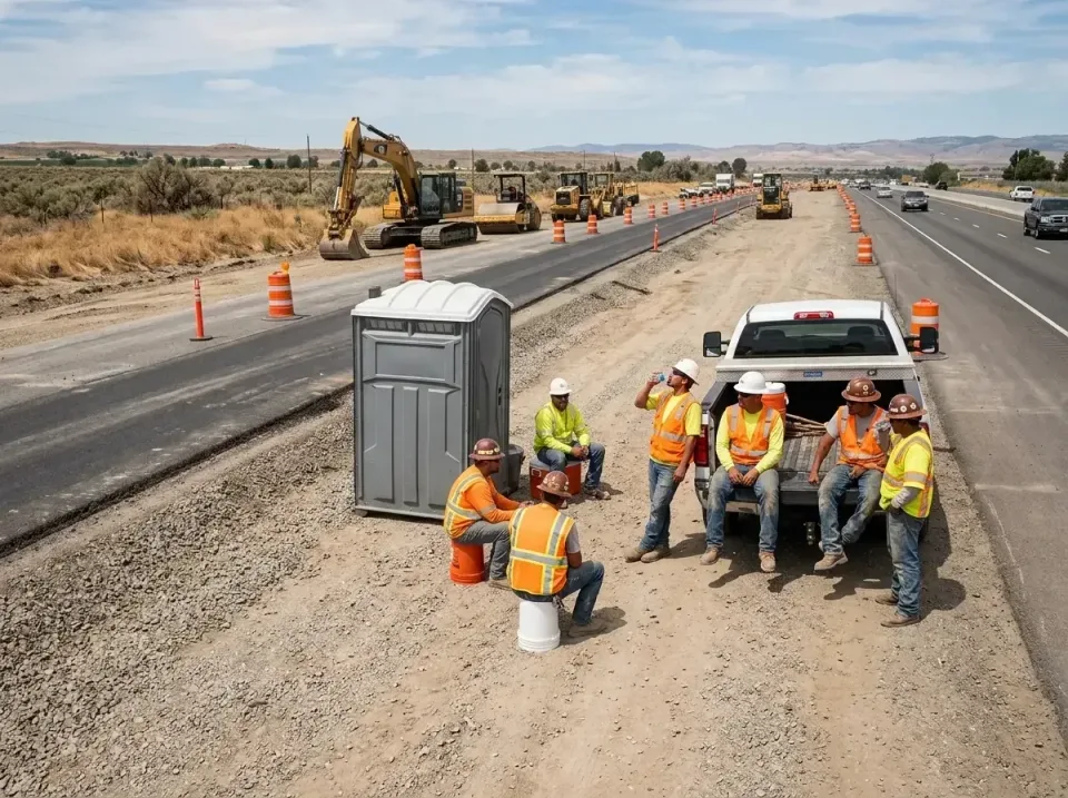 highway-road-construction-crew-007 — frequently asked questions, Porta Potty and Restroom Rentals in Salina, UT